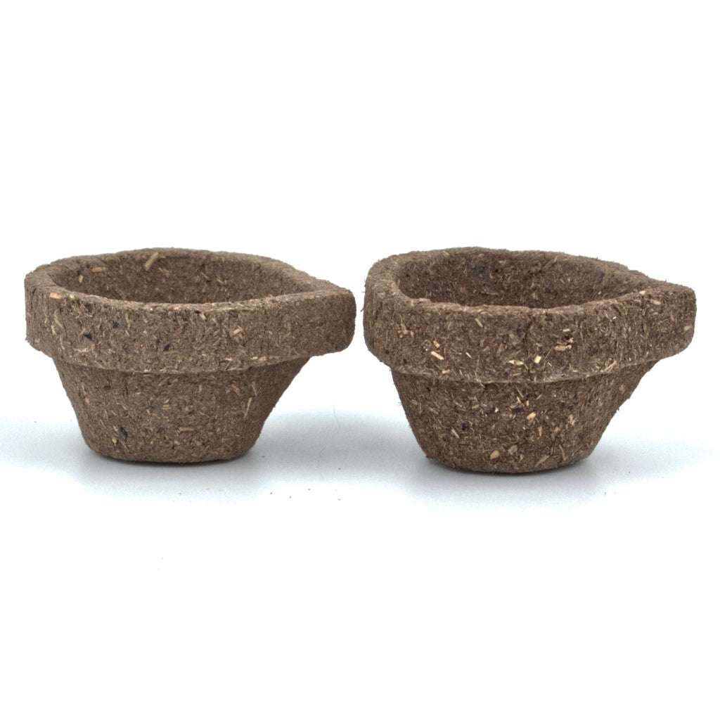 Pack of 30 handmade cow dung diya with natural ingredients, eco-friendly and chemical-free small diyas