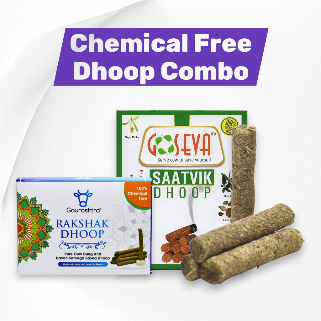 Yajna Shanti (Pure Non-Scented Vedic Havan & Dhoop Bundle)