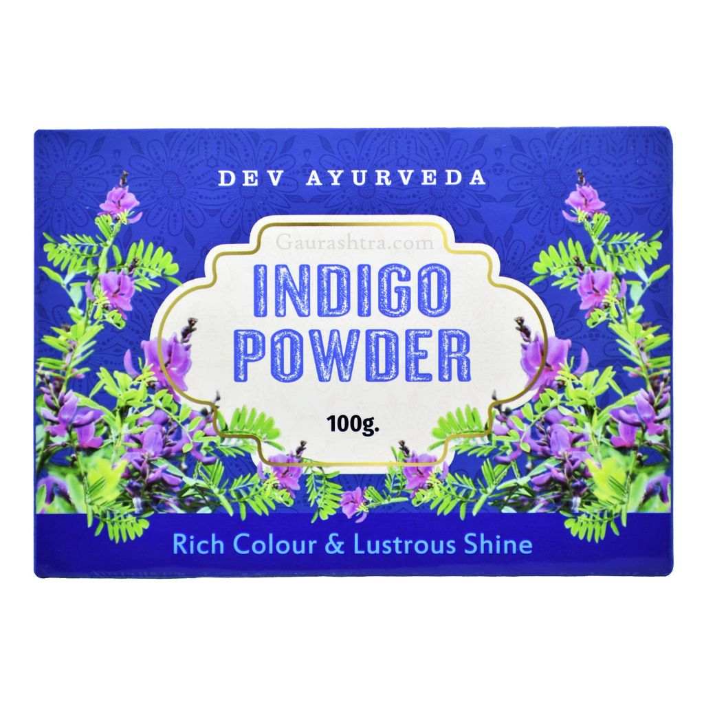 Dev Ayurveda Indigo Powder 100 GM natural black hair dye in powder form