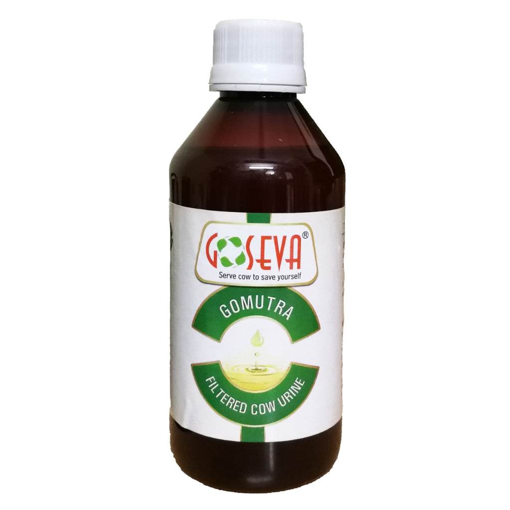 GoSeva Filtered Gomutra 200ml pure cow urine for pooja and skin care external use