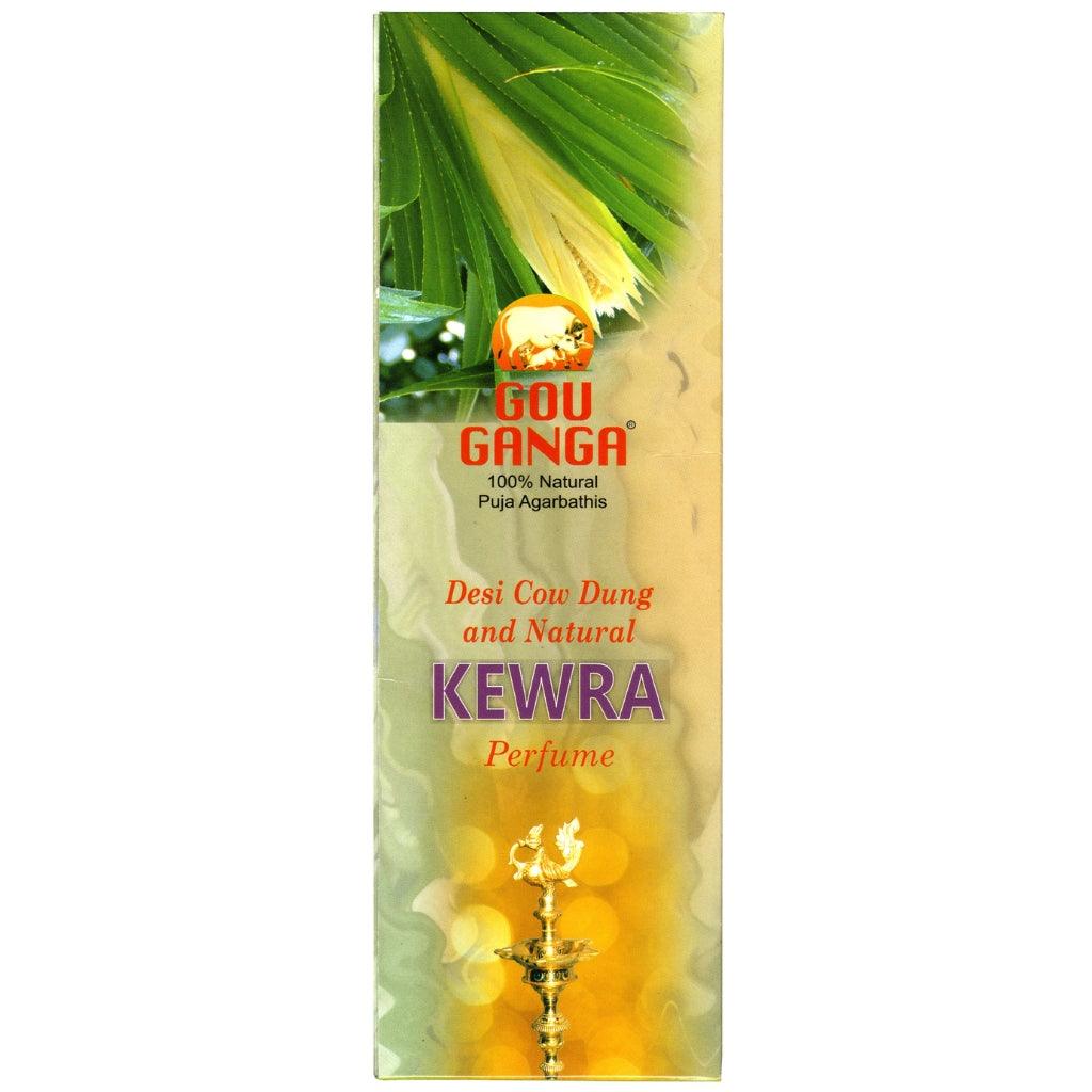 Gou Ganga Kewra Agarbatti pack with 90 incense sticks and pleasant fragrance