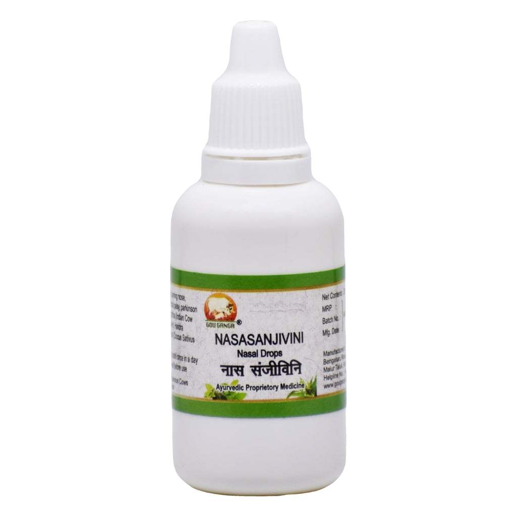 Gou Ganga Panchagavya Nasal Drops 20ml bottle for treating nasal and head-related health issues