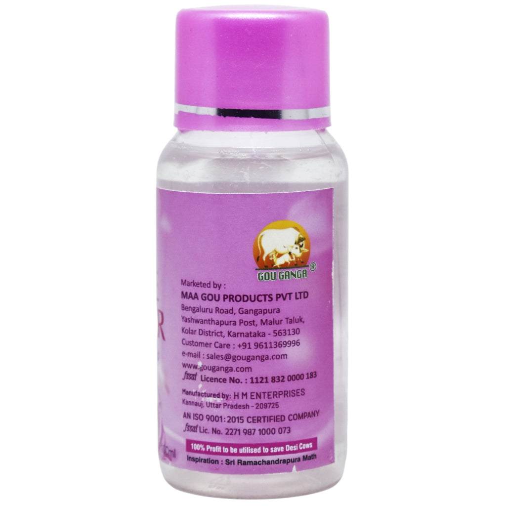 Gou Ganga Rose Water 100ml pure steam-distilled skincare elixir with natural rose petal aroma