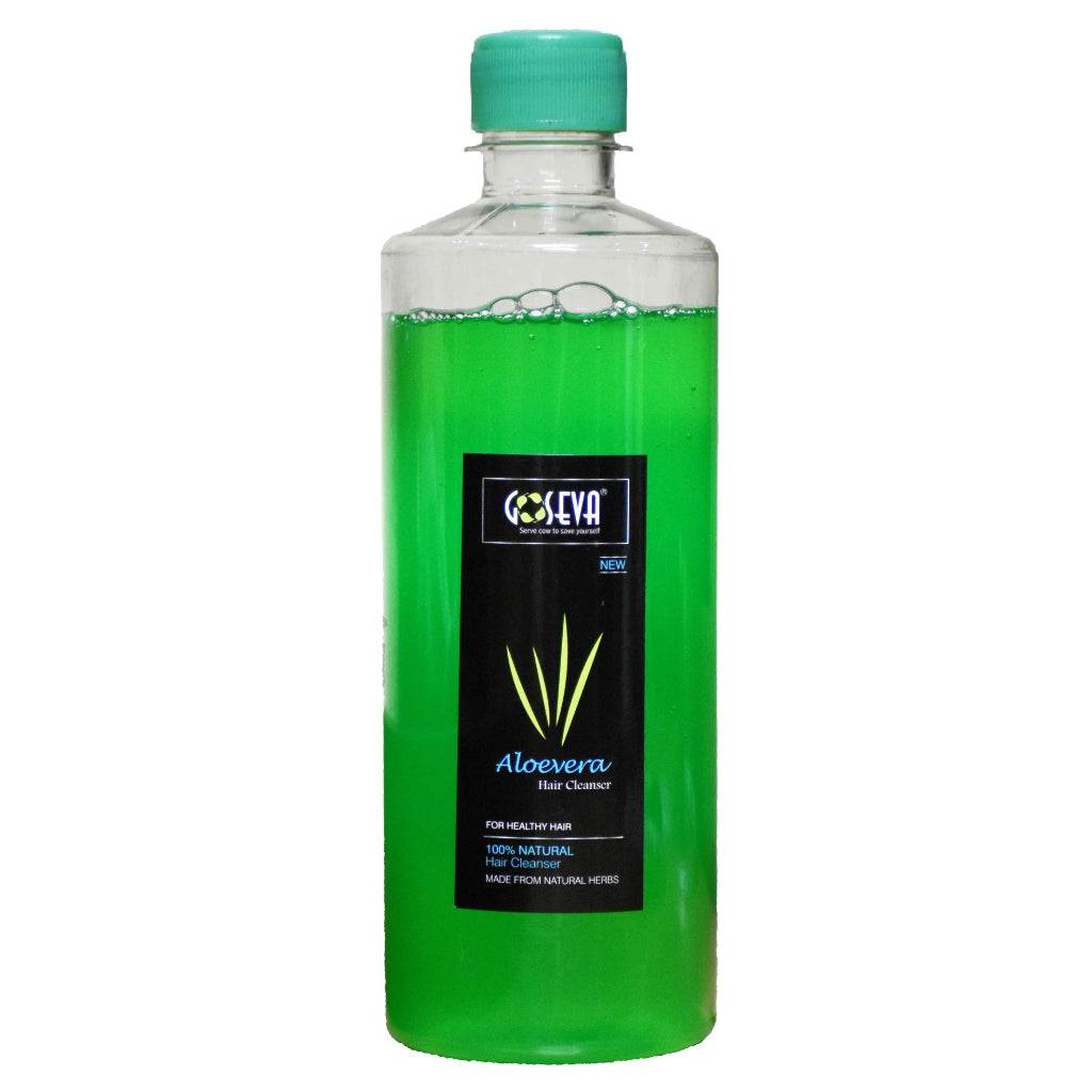 GoSeva Aloevera Shampoo 500 ML bottle with natural aloe vera hair care ingredients