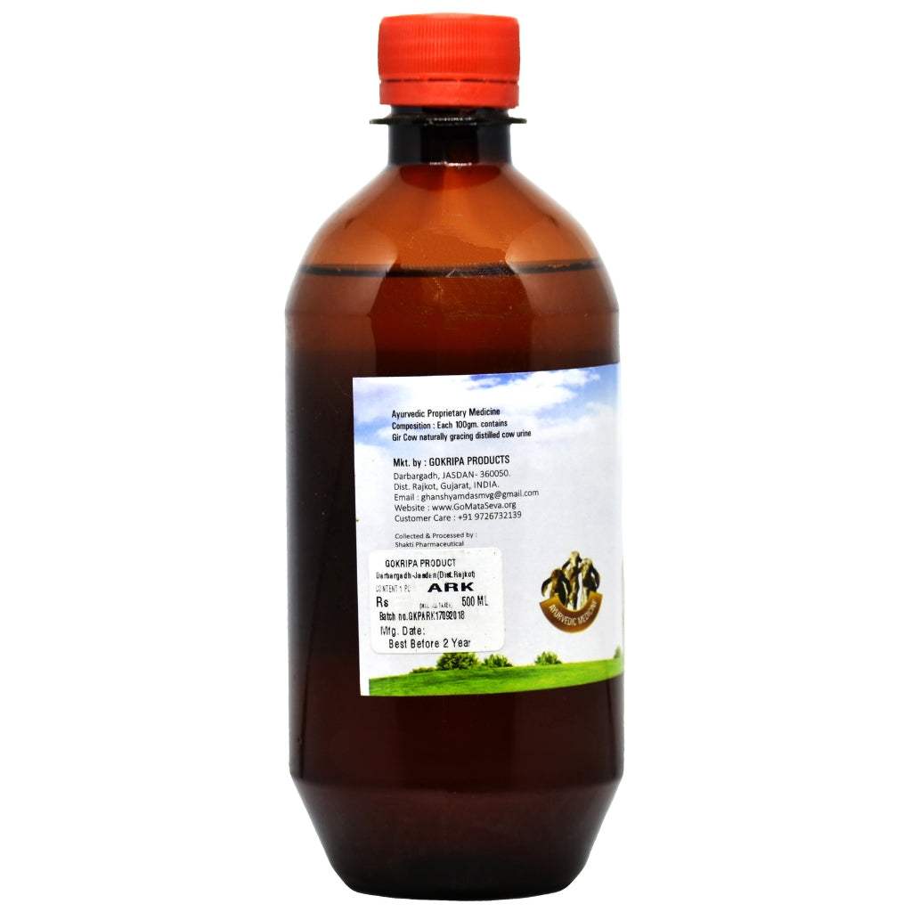 Goseva Gir Cow Pure Gomootra Ark 500ml Ayurvedic immune booster and detoxifier