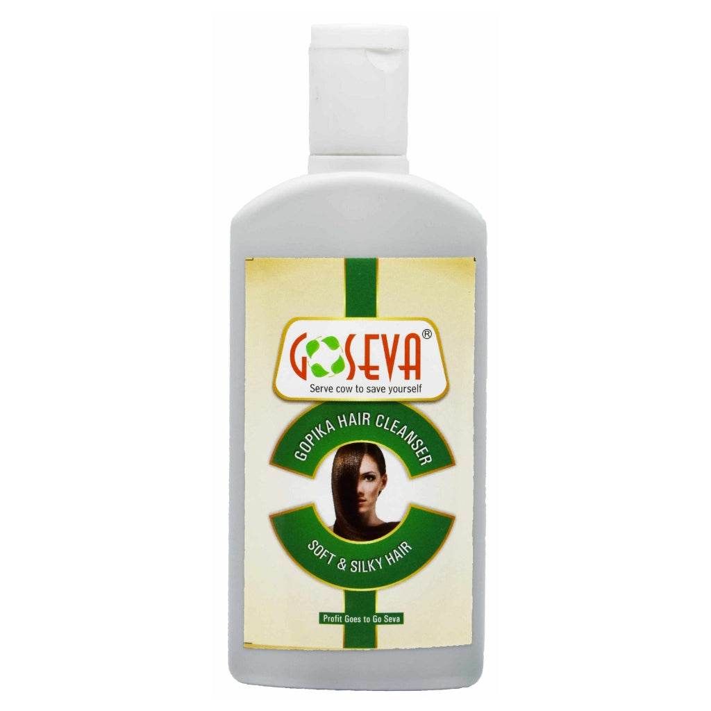 GoSeva Gopika Hair Shampoo 100ml ayurvedic dandruff treatment with Panchagavya ingredients