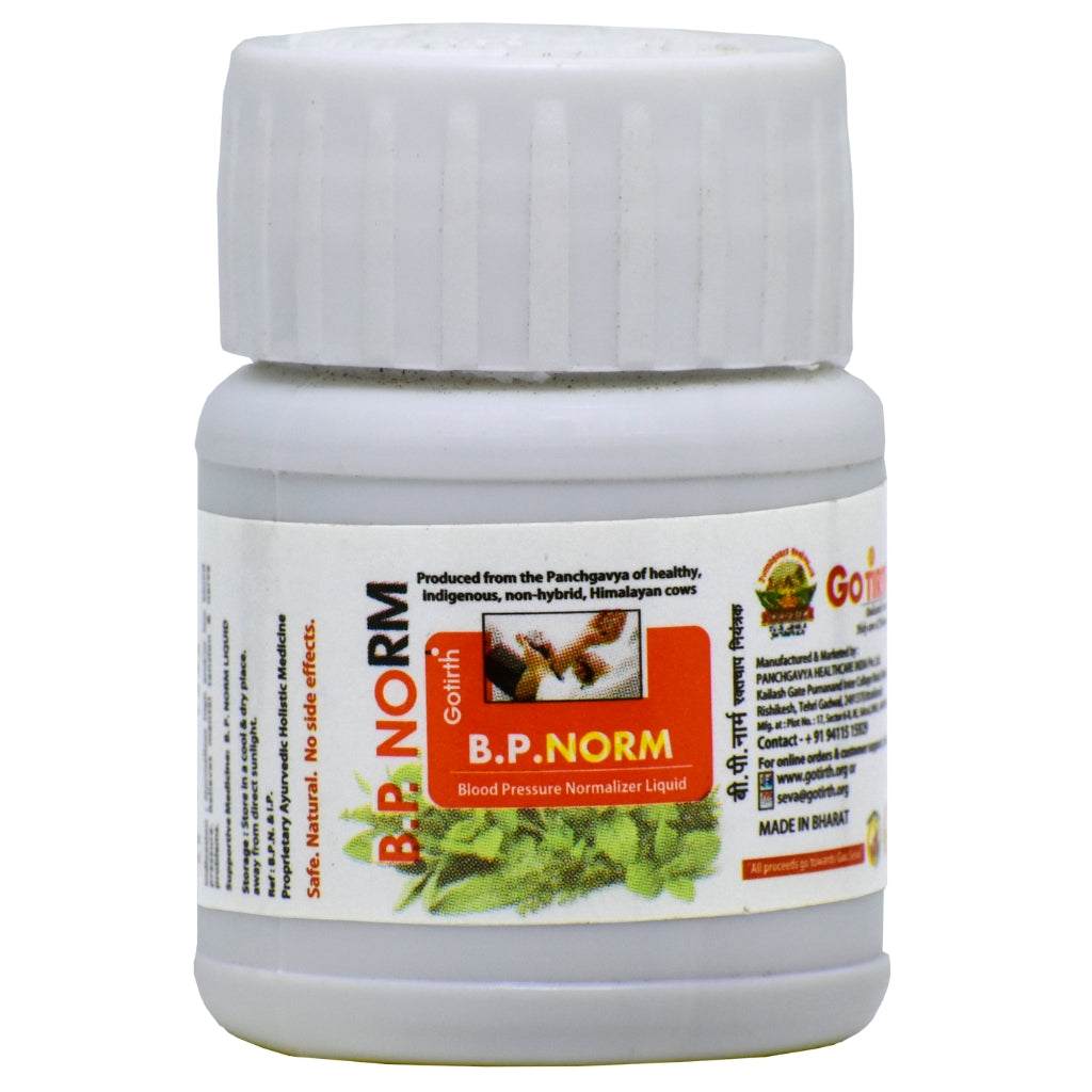 Gotirth Ayurvedic Blood Pressure Normalizer Ghanvati 40 tablets for balancing blood pressure and reducing stress