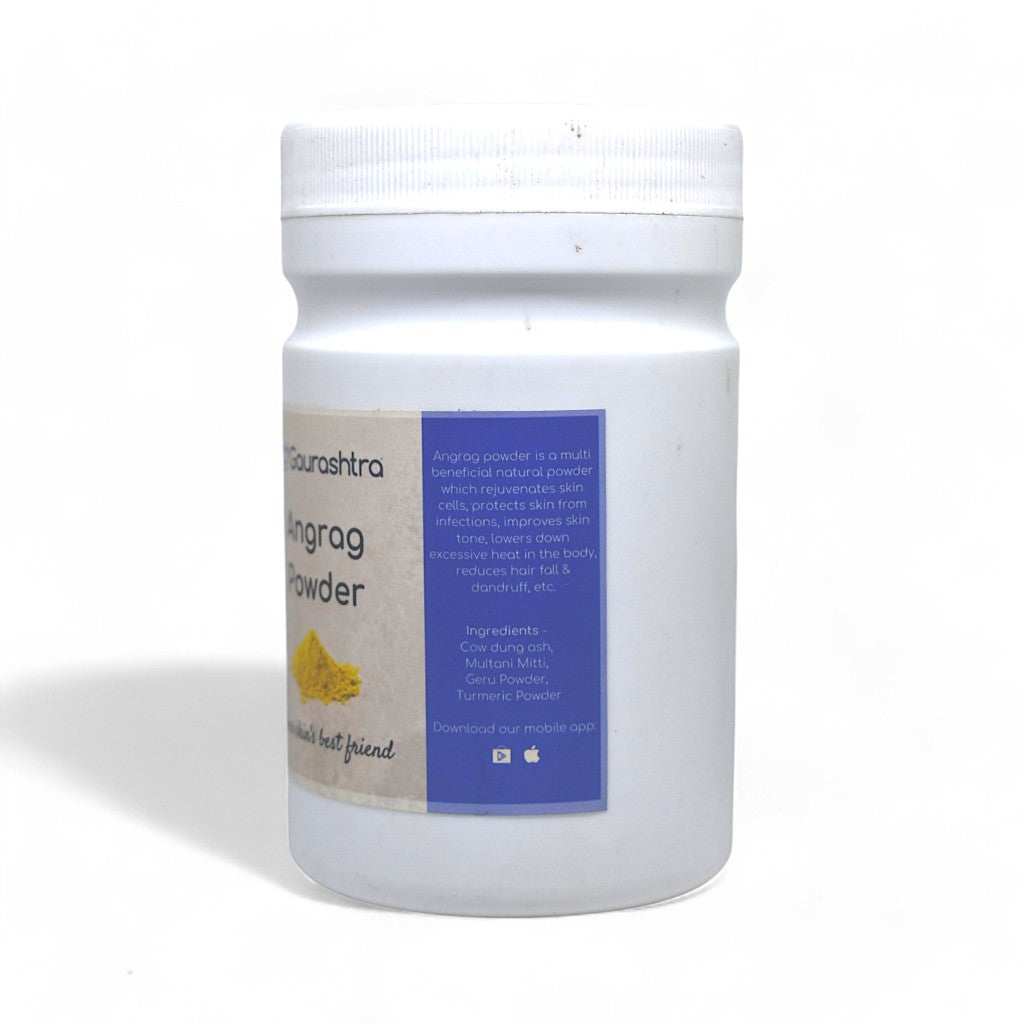 Gaurashtra Angrag Ubtan Powder 200 GM natural herbal skincare and hair care remedy