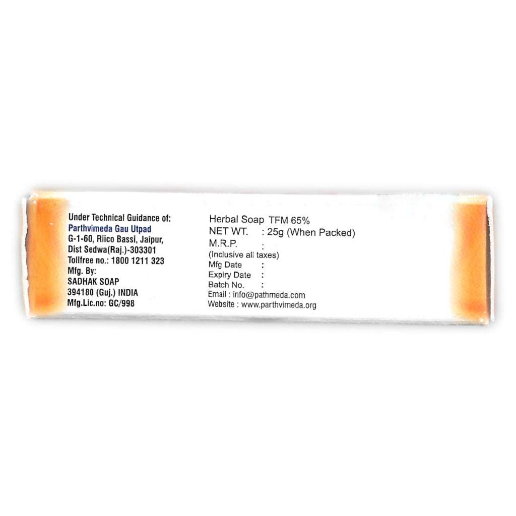 Gavyaratan Kesar Goti herbal facial soap with saffron for radiant, clear skin, suitable for all skin types