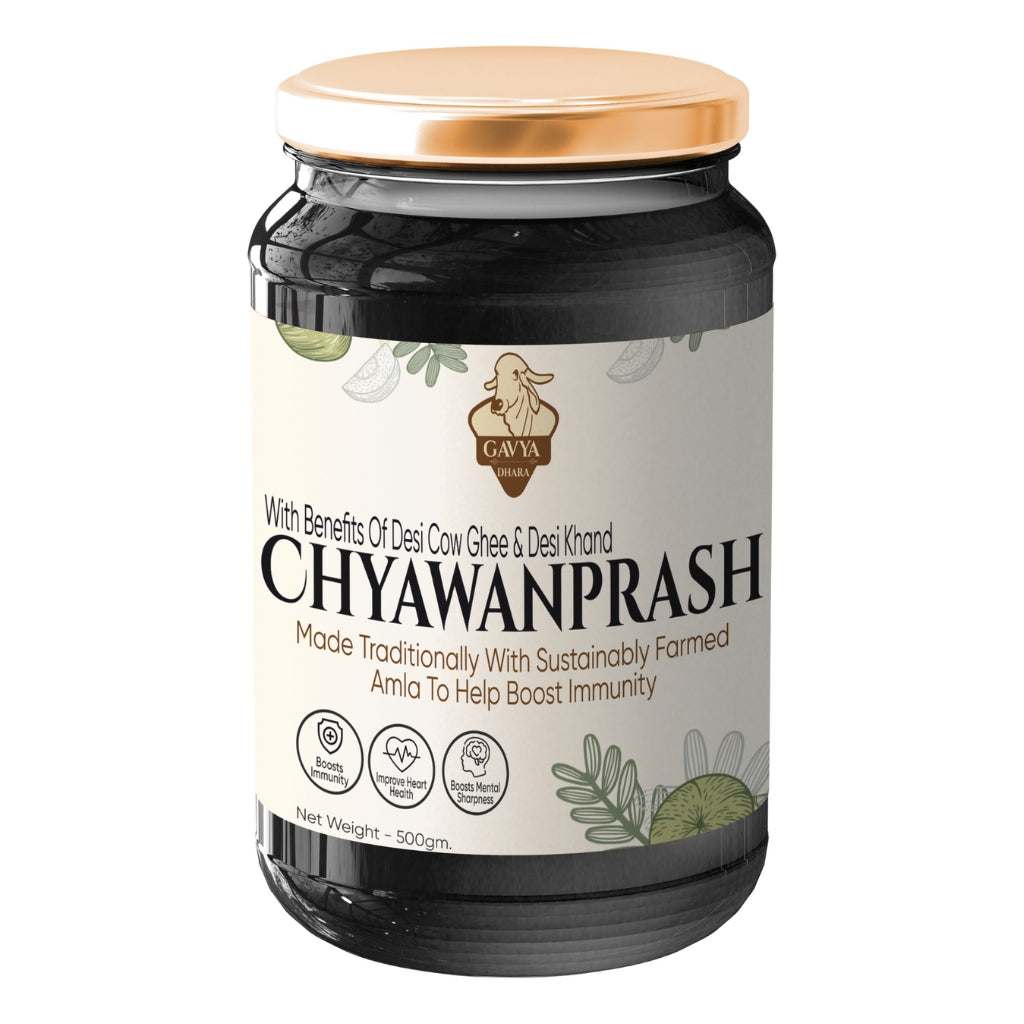 Gavyadhara Chyavanprash 500 GM Ayurvedic herbal supplement for immunity and health enhancement