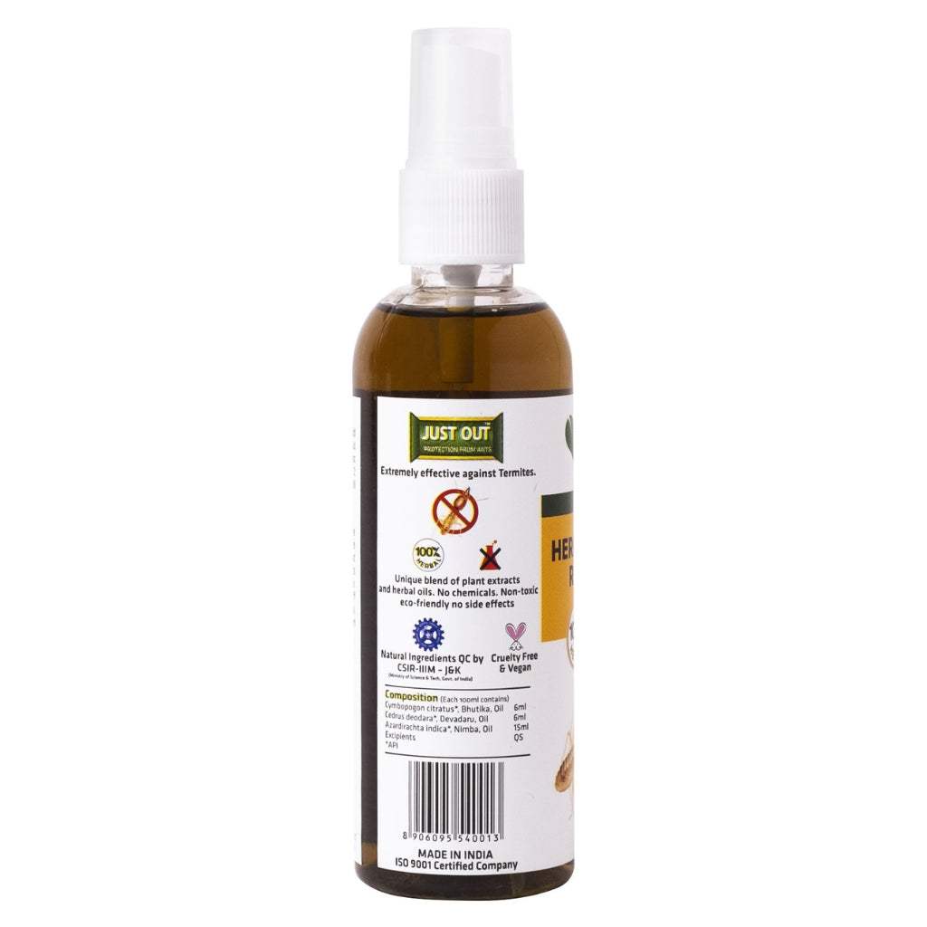 Repelente de termitas a base de hierbas en aerosol, 100 ml