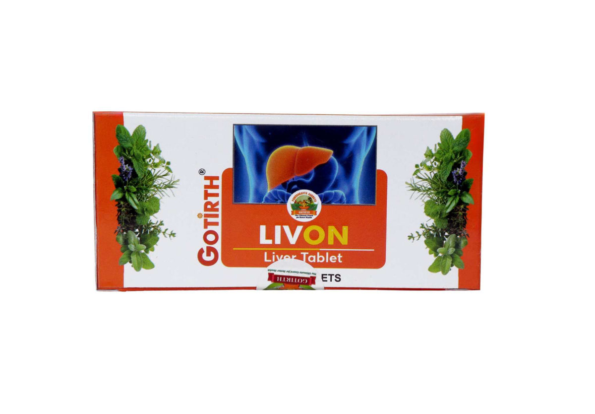 Livon Ayurvedic Liver Ghanvati pack for liver dysfunction and kidney failure treatment