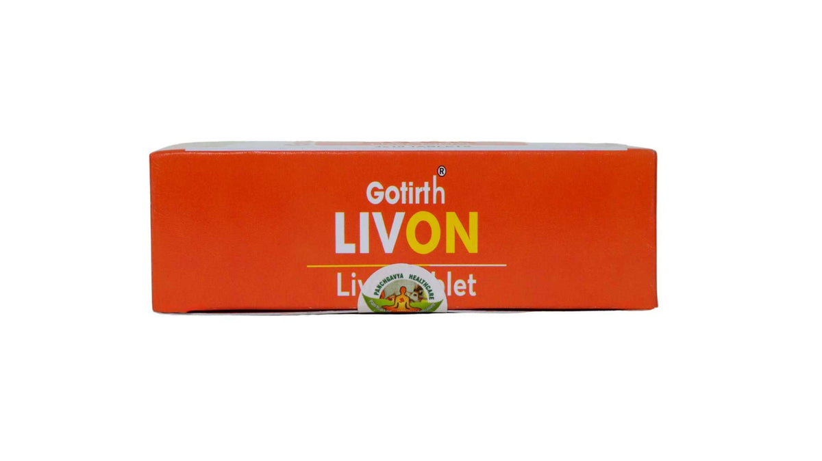 Livon Ayurvedic Liver Ghanvati bottle for liver dysfunction and kidney health support