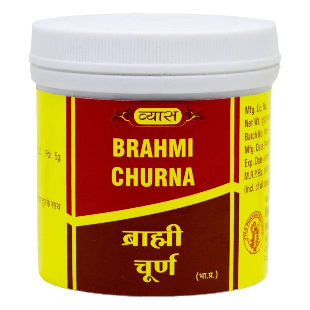 Vyas Brahmi Powder 100 GM Ayurvedic brain health supplement for mental clarity and stress relief
