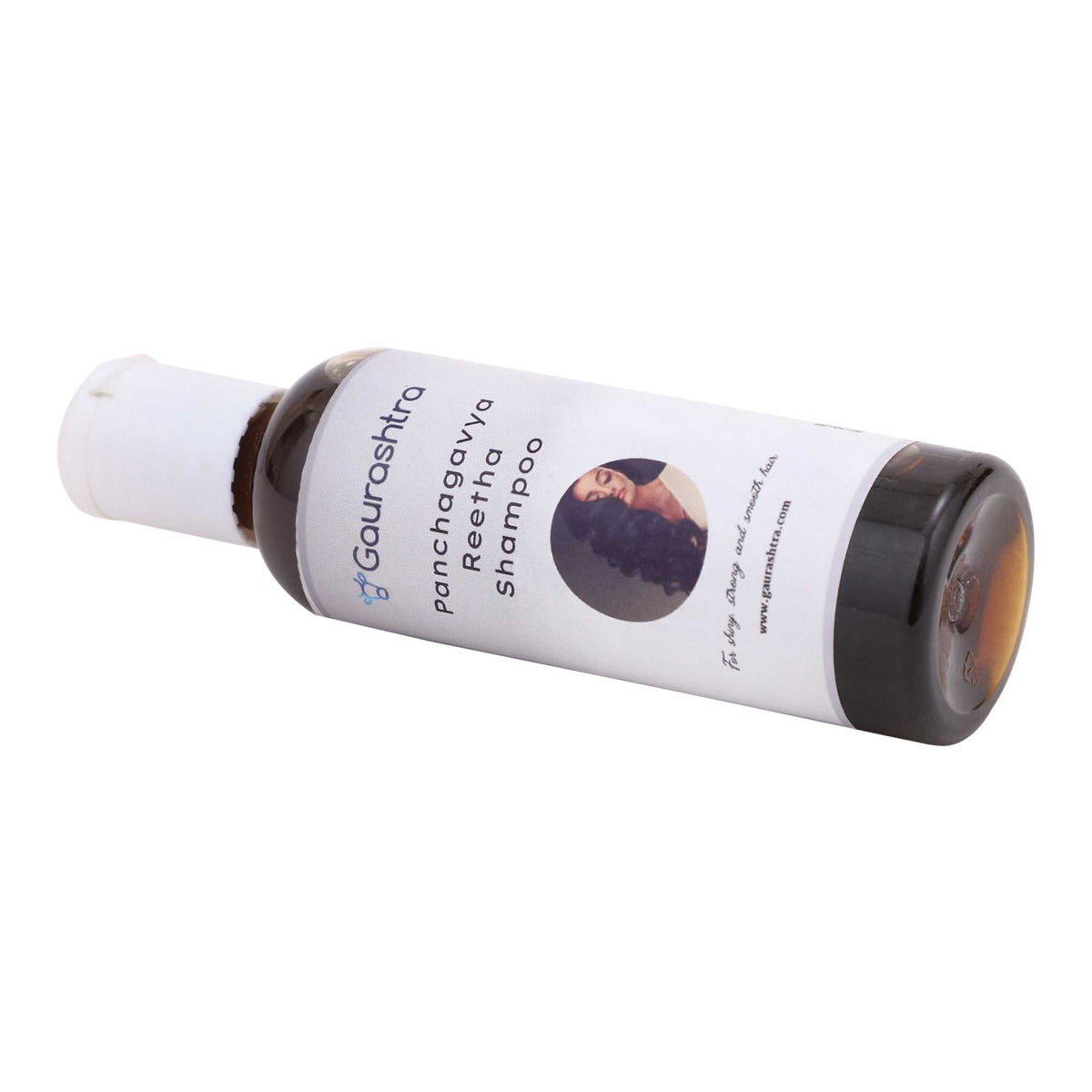 Gaurashtra Reetha Shampoo 100ml bottle with Amla and Shikakai for natural hair care