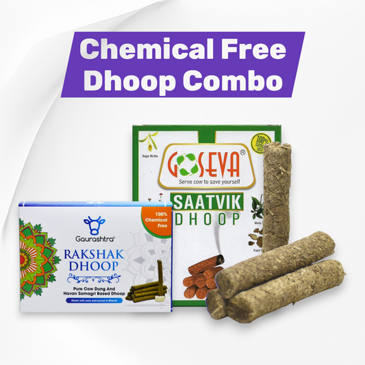 Yajna Shanti (Pure Non-Scented Vedic Havan & Dhoop Bundle)