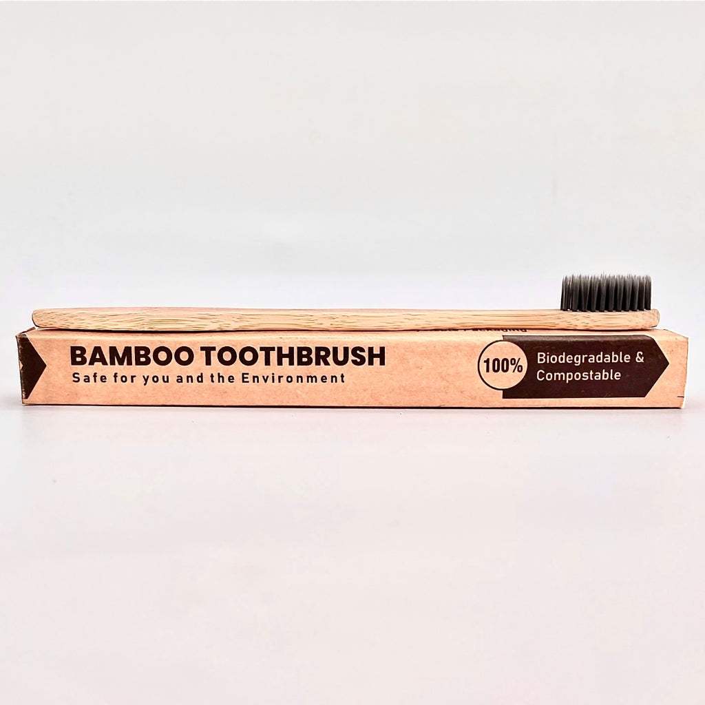 Gavyadhara Bamboo Toothbrush with Soft Bristles