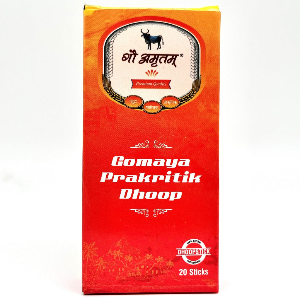 Gau Amritam Gomaya Prakritik Cow Dung Dhoop