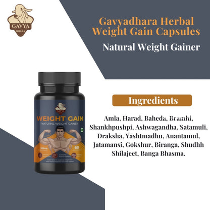 Gavyadhara Weight Gain Capsules