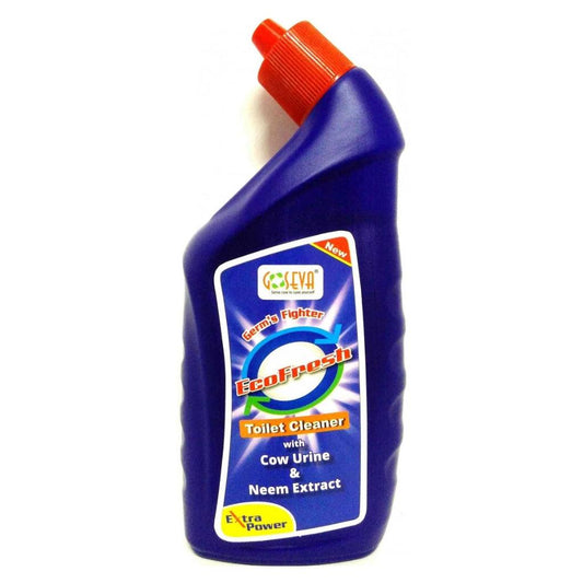 GoSeva Toilet Cleaner 500 ML with Cow Urine and Neem Extract bottle.