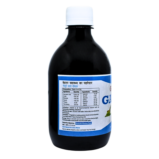 Gotirth Gastro Plus Medicamento para la Hinchazón de Estomago - 400 ml