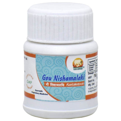 Nishamalaki 30 Vati pack in white coloured container.