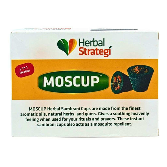 Herbal strategi mosquito repellent sambrani havan cup