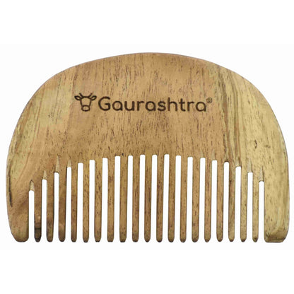 Gaurashtra Neem Wooden Comb for Hair