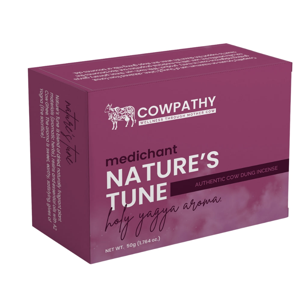 Cowpathy Medichant Cow Dung Incense Sticks - Nature's Tune