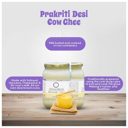 Prakriti Desi Vaca A2 Ghee 500 ML